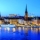 Calendar cu imagini Europe by Night, 31.5 x 48 cm, 12 file, 2026
